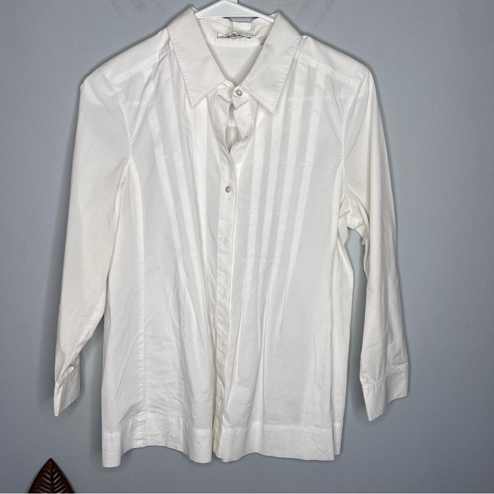 Vince White Button Up Shirt E4